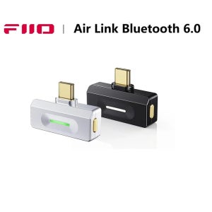 FiiO Air Link Type-C Bluetooth 6.0 오디오 송신기 모바일 게임 플레이어에서 무선 헤드폰으로, QCC5181 칩, LDAC/AptX 적응형