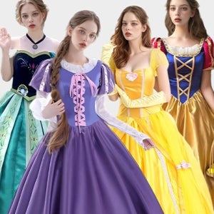 대여]공주 드레스 코스프레 졸업사진 캐릭터의상