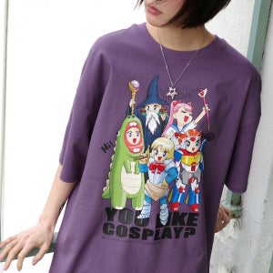 [원더비지터] 4/10예약배송_Cosplay Overfit T-shirt [Purple]