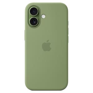 Apple 정품 아이폰 17 맥세이프 실리콘 케이스 MGEX4FE/A 라이트 모스  45% 재활용 극세사 안감 풀커버 폰케이스