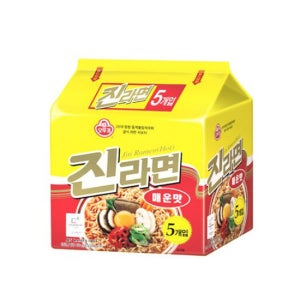 [새벽배송][우리가락]진라면 매운맛 멀티 120g x 5팩