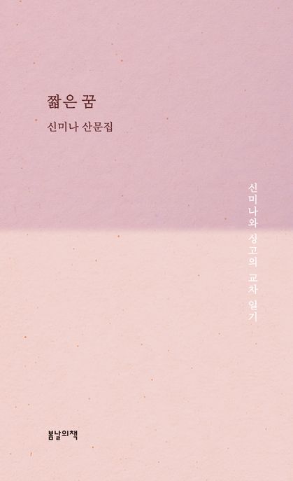 짧은 꿈 (신미나와 싱고의 교차 일기) 표지