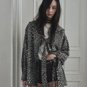 데어드 Leopard Sailor Blouse