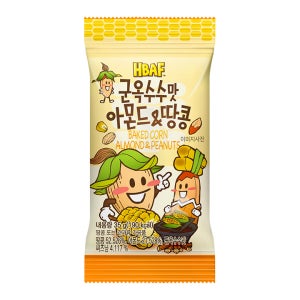 HBAF 군옥수수맛 아몬드 땅콩 35g