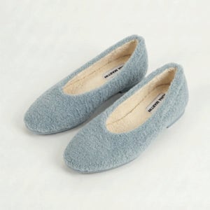 페조 플랫슈즈 겨울 여성단화 몽실 털