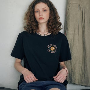 [플랫웨이브 인 서울] Nilo Print T-Shirts Black 5013946948