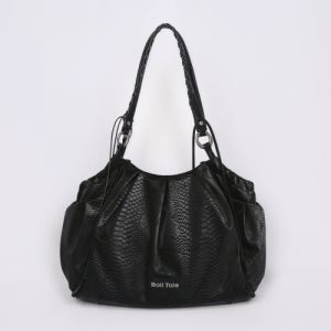[보일테일] 비앙카 백 (PYTHON BLACK) BBFBSA7016BKP