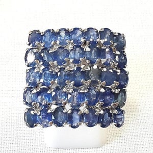 블루케이 [블루케이] AAA급 블루사파이어원석 반지250505-22