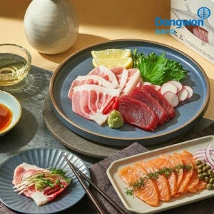 [동원산업] 홈마카세 세트 780g (훈제연어 180g+눈다랑어 속살 500g+ 참다랑어 배꼽살 100g)