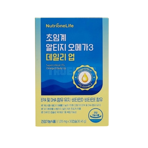 <b>뉴트리원라이프</b> 초임계 <b>알티지 오메가3</b> 데일리 업 1015mg x 30캡슐, 2개
