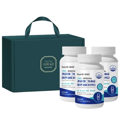 뉴트리디데이 스페셜 칼슘 마그네슘 아연 비타민D 1000mg x 540정 선물세트, 1개