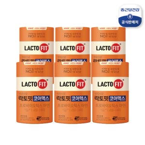 종근당건강 락토핏 코어맥스 6통