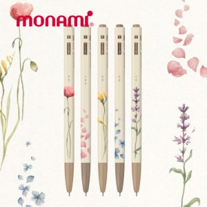 모나미 153 플라워(Flower) 볼펜 5종세트(0.5mm)