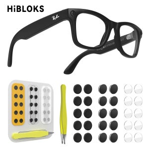 HIBloks 렌즈 보호기 LED 눈부심 방지 스티커 세트 레이-밴 메타 제너 2 웨이파이어/스카일러/헤드라이너/오클리 메타 HSTN 액세서리