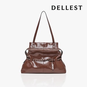 [델레스트] 스트린 숄더백 라지 초코브라운 DST2041BFL