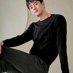 [롯데백화점] 맨잇슈트 레귤러핏 라운드 풀오버 니트 3컬러(MAHA72-101,2,3) LE1211769274