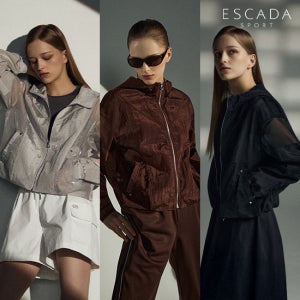 에스카다스포츠 26SS 셔링 시스루 윈드 점퍼 TV상품