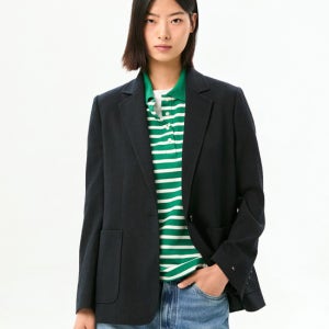 타미힐피거 우먼 썸머 텍스처 블레이저 T22G1WJC206WL1B60