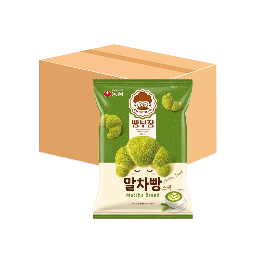 빵부장 말차빵 제주말차 디저트빵: 말차라떼맛