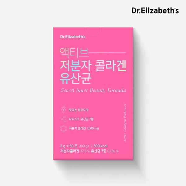 닥터엘리자베스 닥터엘리자베스 () <b>액티브 저분자 콜라겐 유산균</b> (50포)