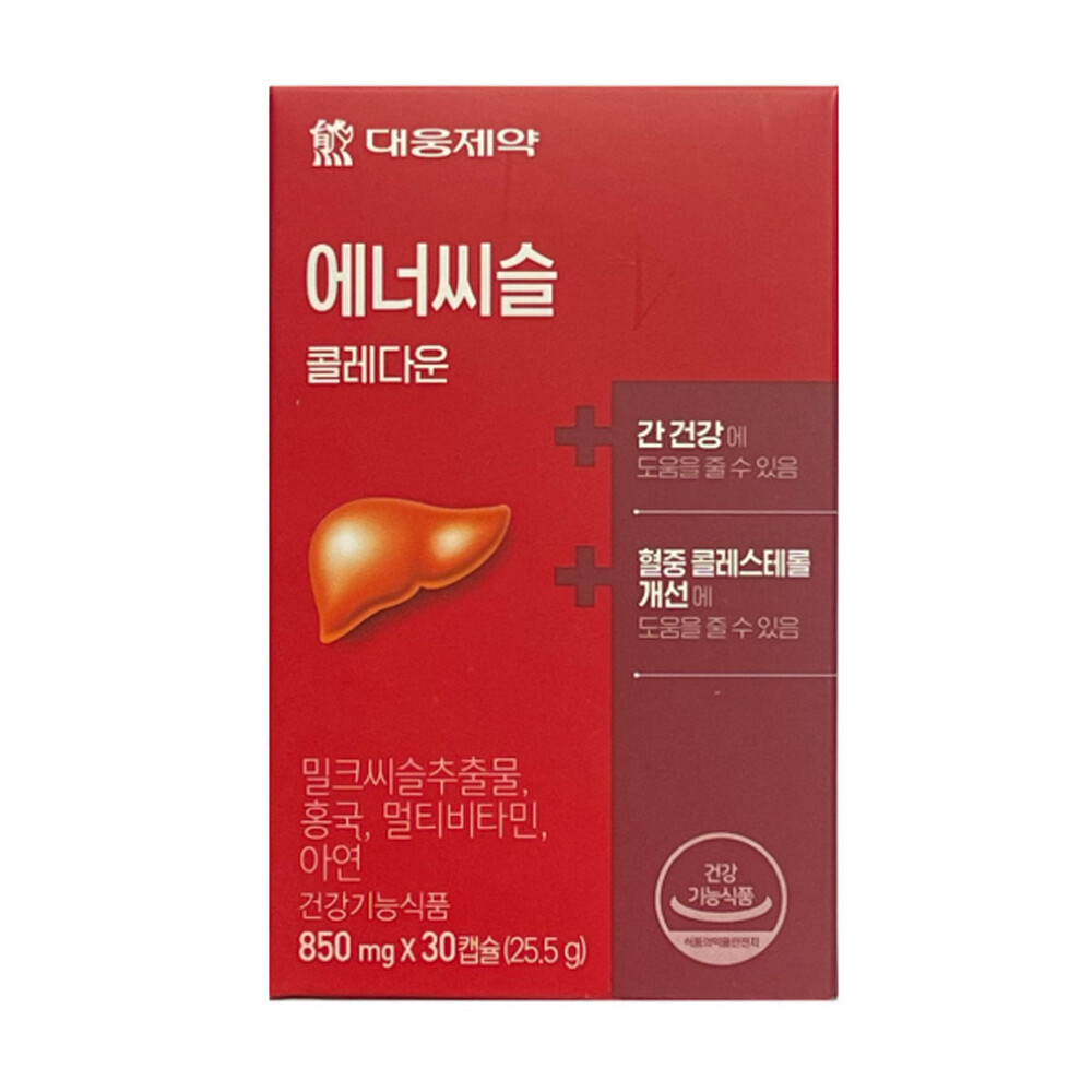 대웅제약 대웅제약 에너씨슬 콜레다운 850mg x 30캡슐 12개