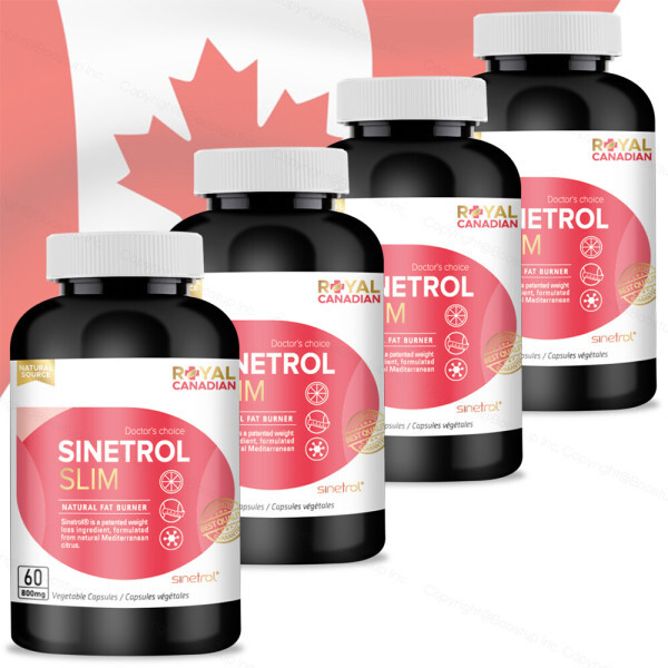 로얄캐네디언 캐나다 <b>시네트롤 슬림</b> 60정x4통 자몽