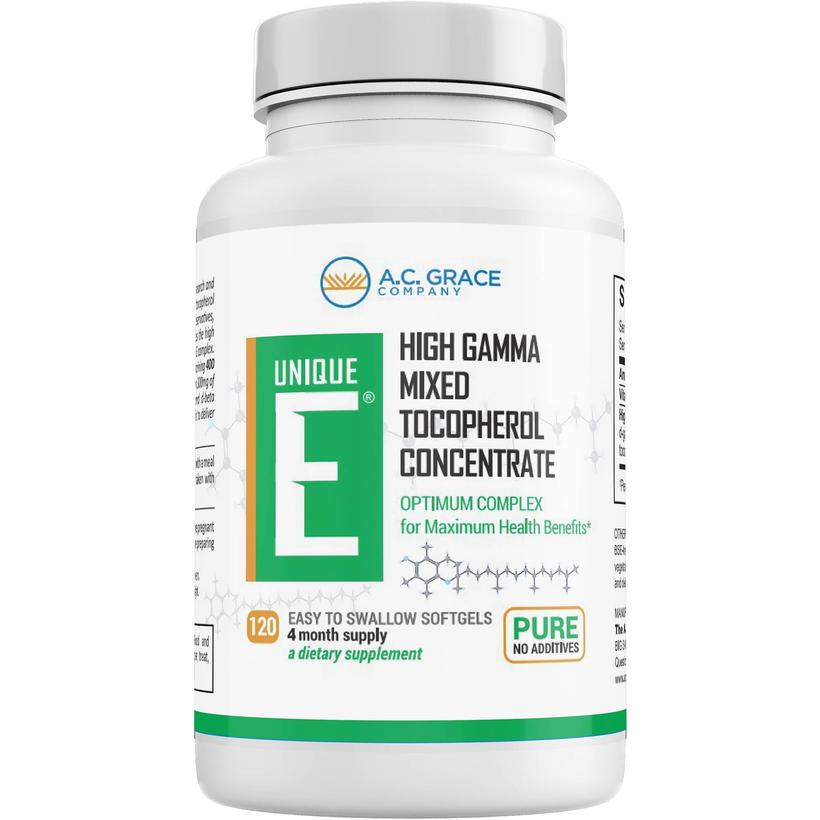 유니크(해외) <b>AC</b> <b>Grace Company</b> Unique E 토코페롤 120정