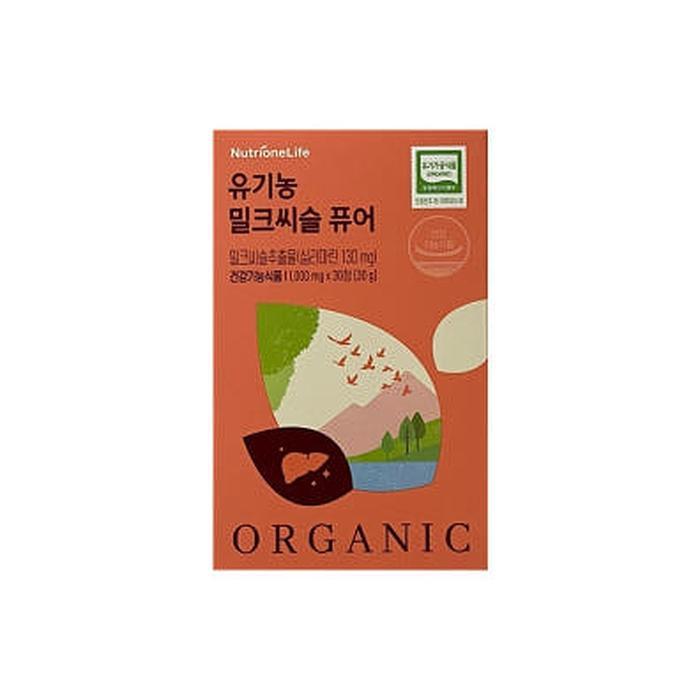 <b>뉴트리원라이프</b> 뉴트리원 <b>유기농 밀크씨슬 퓨어</b> 1000mg x 30정 x2SET (AD)
