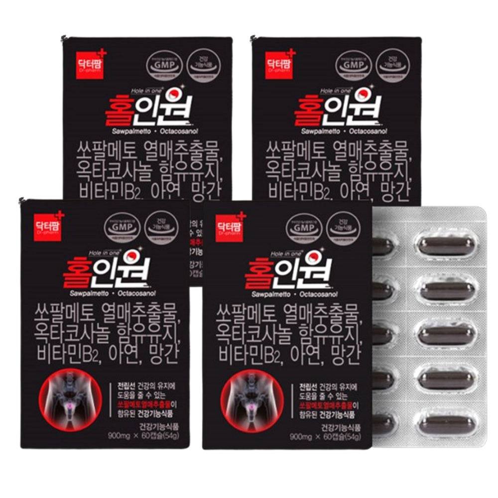 <b>닥터팜</b> 홀인원 <b>쏘팔메토</b>  60정  4개