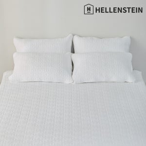 헬렌스타인 [헬렌스타인] 다운필 베개 2개 + 듀라론 냉감 베개커버 2개 50x70