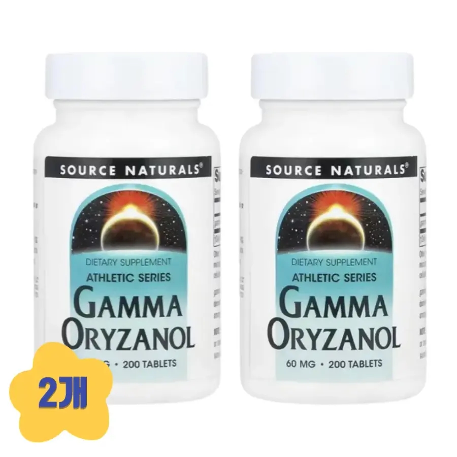 (2개) 소스내츄럴스 <b>감마 오리자놀 60mg</b> 200타블렛