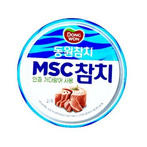 MSC 인증 가다랑어 사용 참치 제품 이미지