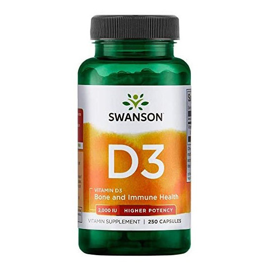 스완슨 비타민D3 2000IU 250캡슐 1개