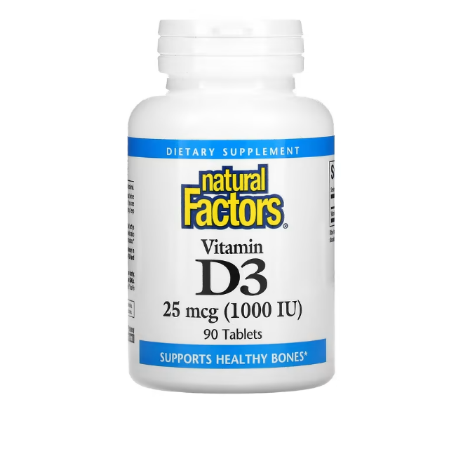 네추럴팩터스 비타민D3 1000IU 90정 1개