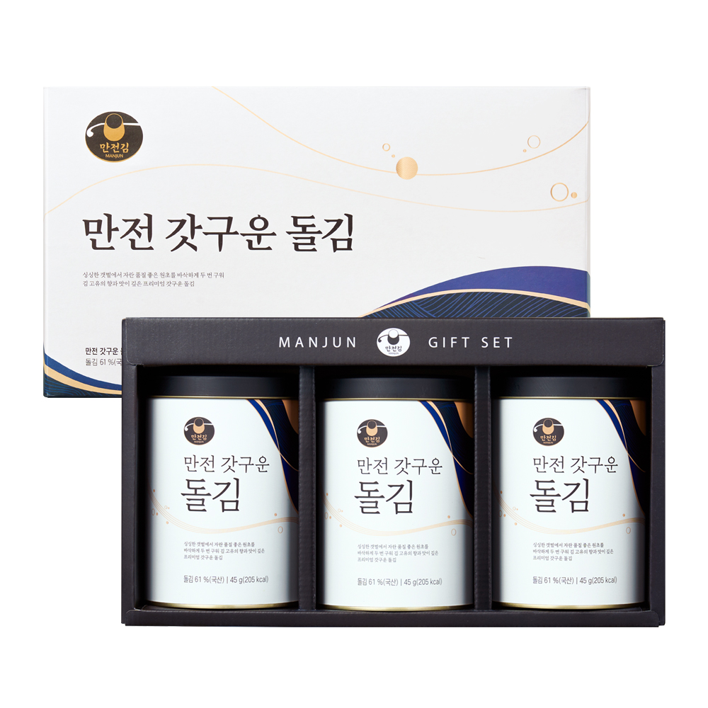 Manjeon Food Manjeon Gim Freshly Roasted Dol Gim Gift Set 1 pc