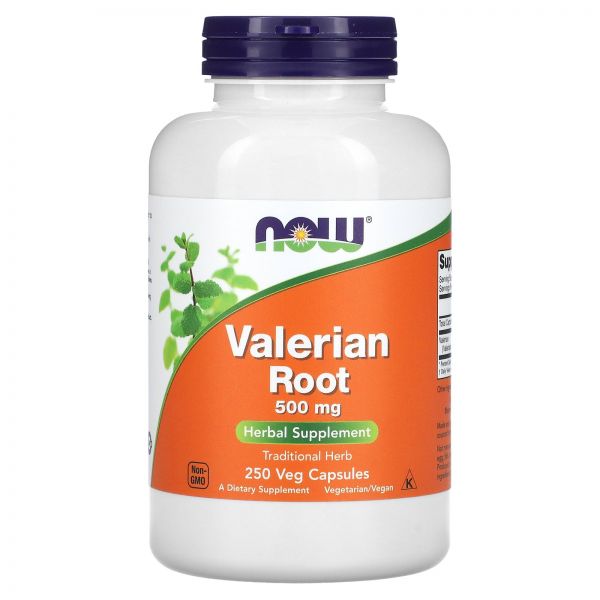 나우푸드 발레리안 뿌리 500mg 250캡슐 1개