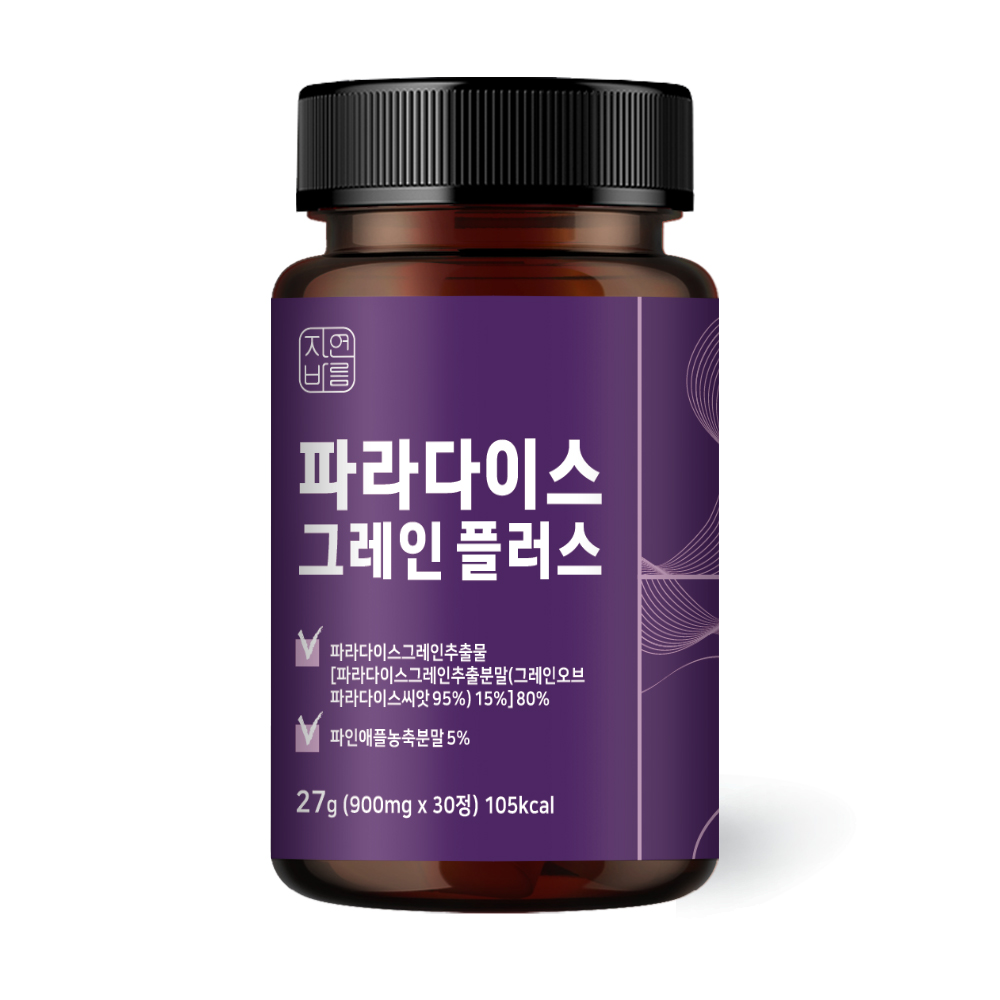 자연바름 파라다이스 그레인 플러스 900mg x 30정, 1개