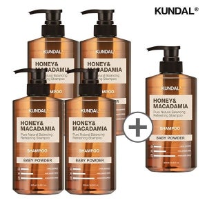 쿤달 허니 앤 마카다미아 네이처 샴푸 500ml 4+1