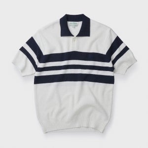 [헨리코튼] [British Sporting Club] Color Matching Short-Sleeves Polo Knit ABWAM26741NYX