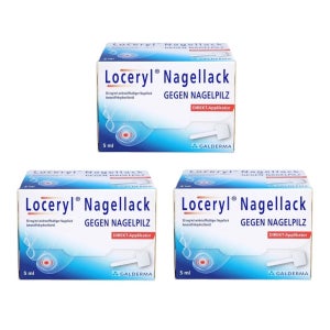Loceryl Nagellack 로세릴 네일라카 5ml 3개