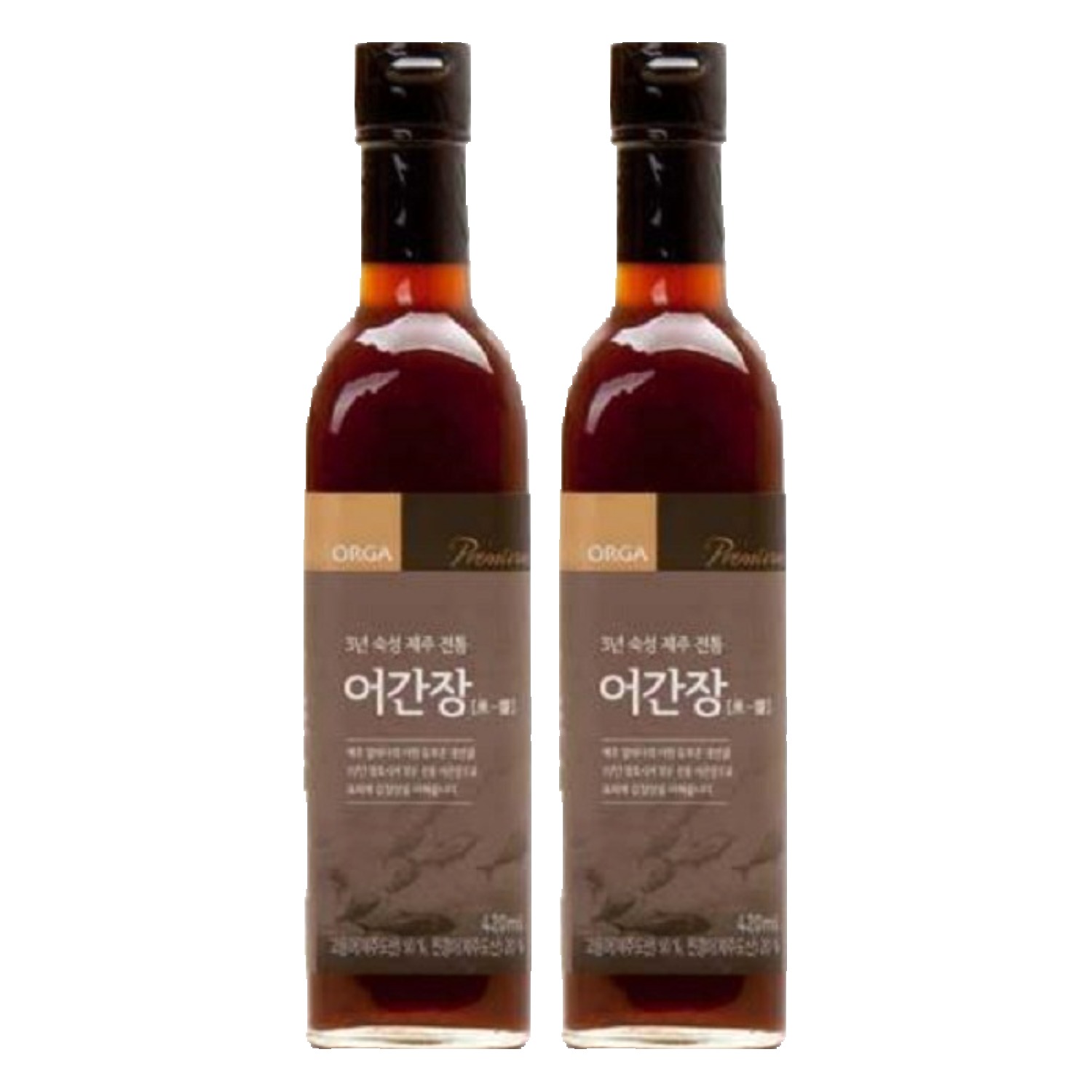 <b>올가홀푸드</b> 제주전통 어간장  420ml  2개