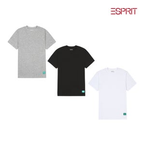 [에스프리] 베이직 반팔티셔츠 유니 3PACK