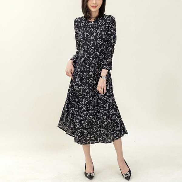 디얼<b>마미 하트</b> 진주 조끼 원피스 마담 미시 중년 여성 40대 50대