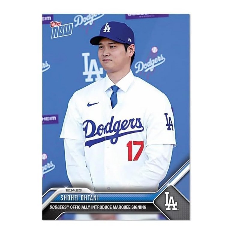 Toppsnow 오타니 쇼헤이 다저스 입단 회견 기념 카드 OS-23