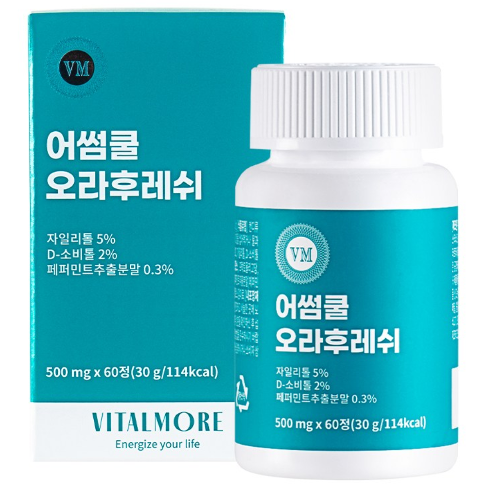 어썸쿨 오라후레쉬 구강유산균  1박스  60정