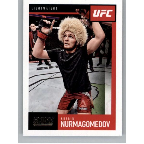 2021 파니니 UFC 스코어 98위 하빕 누르마고메도프 경량급 공식 MMA 트레이딩 카드 원시NM 이상 상태 기록  2021 파니니 UFC 스코어 98위 하빕 누르마고메도