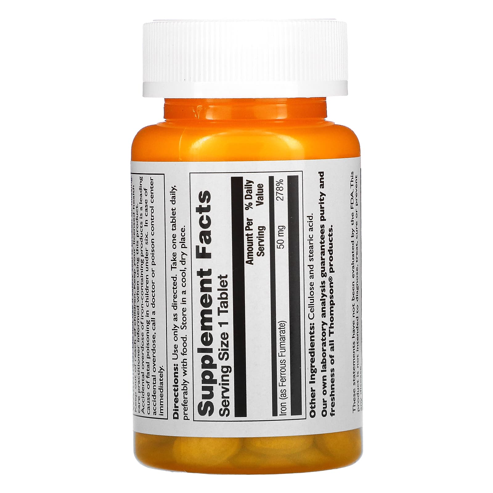 톰슨 아이디얼 <b>아이언 50mg</b> 60 정