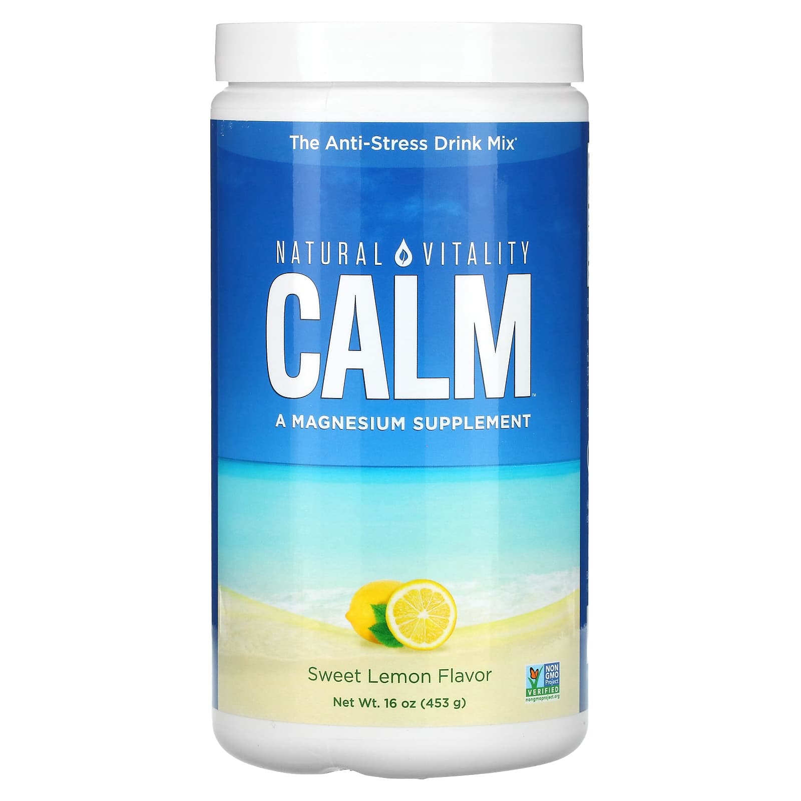 네츄럴바이탈리티 CALM 스트레스  드링크 믹스 스위트 <b>레몬</b> 맛 <b>453g</b>
