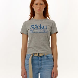 [테켓] Plan Women Tee Melange Gray TKCO00TSST02MLG