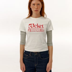 [테켓] Plan Women Tee White TKCO00TSST02WHT